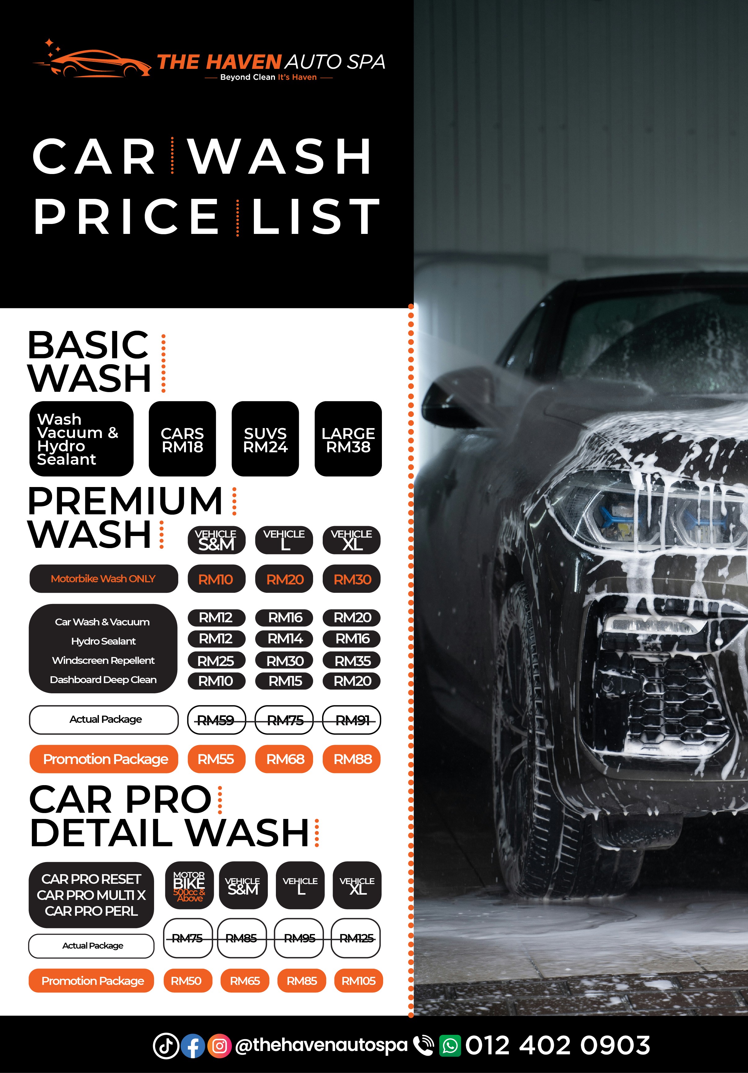 Total Price List October